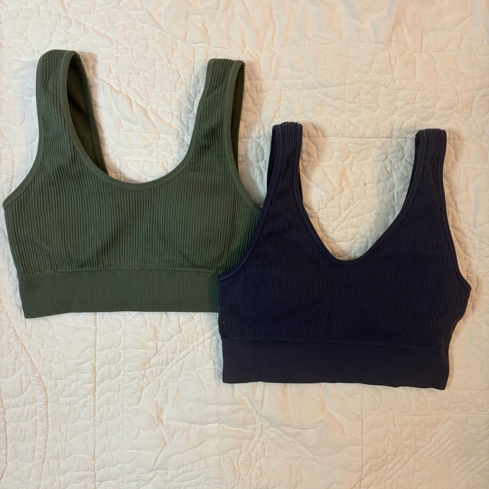 Aerie ribbed bralettes